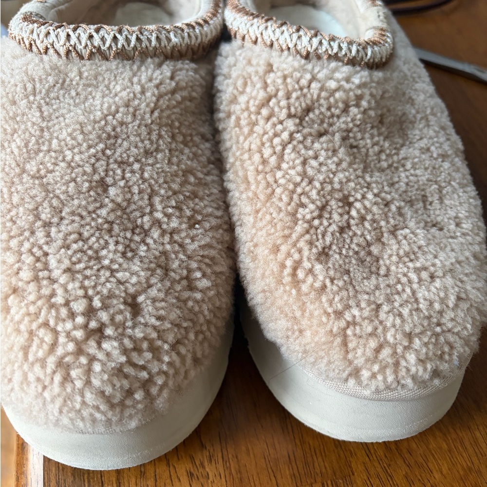 UGG Tan Platform Shoes